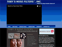 Tablet Screenshot of nosefilters.com